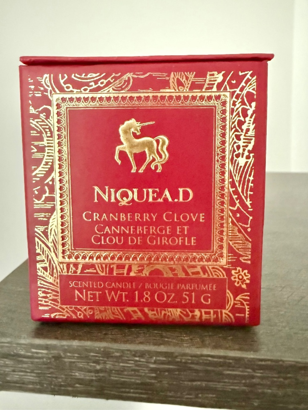 Niquea.D Cranberry Clove Mini Candle 1.8 oz NEST Fragrances New Boxed
